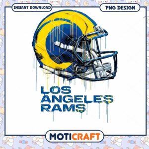 Los Angeles Rams Helmet PNG Design