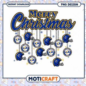 Los Angeles Rams Christmas PNG