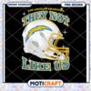 Los Angeles Chargers PNG Design They Not Like Us