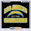 Los Angeles Chargers Instant Download PNG Design for Fans