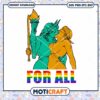 LGBTQ Pride Statue of Liberty PNG