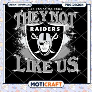 Las Vegas Raiders Unique PNG Design They Not Like Us Download