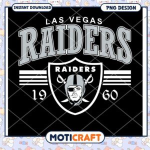Las Vegas Raiders Vintage Logo PNG Design for Instant Download