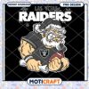 Las Vegas Raiders Santa PNG Design