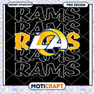 LA Rams PNG Design Instant Download