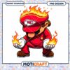 KC Chiefs Mario PNG Design Instant Download