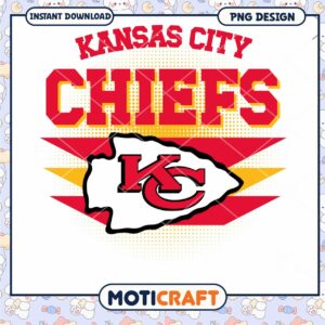 Kansas City Chiefs PNG Digital Design for Instant Download