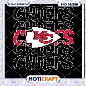 Kansas City Chiefs PNG Design Instant Download for Fans and Crafters