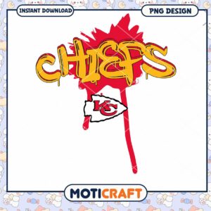 Kansas City Chiefs PNG Art Design Instant Download for Fans