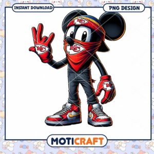 Kansas City Chiefs Mickey Mouse PNG