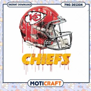 Kansas City Chiefs Helmet PNG Design