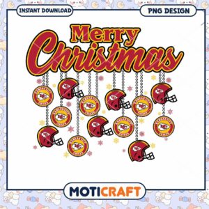 Kansas City Chiefs Merry Christmas PNG