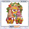 Kansas City Chiefs Christmas Gnomes PNG