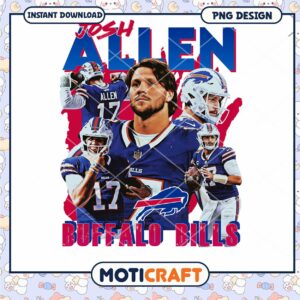 Josh Allen Buffalo Bills PNG Design