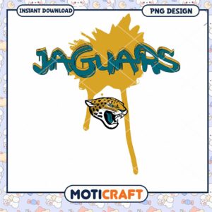 Jaguars PNG Design Instant Download