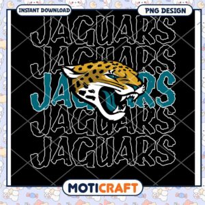Jaguars PNG Design Instant Download for Sports Fans and Crafters