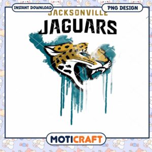 Jacksonville Jaguars Watercolor PNG Design for Instant Download