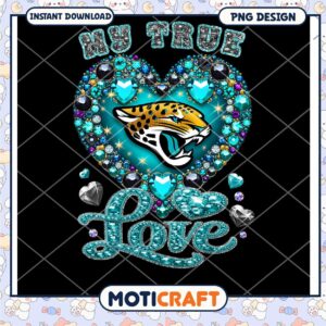 Jacksonville Jaguars True Love PNG Design