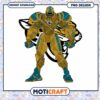 Jacksonville Jaguars Robot PNG Design