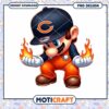 Fire Mario PNG Chicago Bears Hat