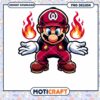 Fire Mario PNG Instant Download