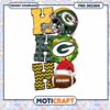 Festive Green Bay Packers PNG Design for Holiday Cheer