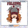 Falcons Girl PNG Sublimation Design
