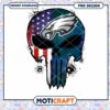 Eagles Skull Design with American Flag Instant Download PNG