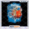 Detroit Lions They Not Like Us PNG Design Instant Download Art