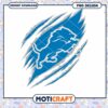 Detroit Lions PNG Design Instant Download