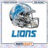 Detroit Lions Football Helmet PNG Design Instant Download Art