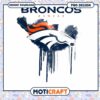 Denver Broncos Watercolor PNG Design 1 Denver Broncos Watercolor PNG Design