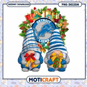 Detroit Lions Christmas Gnomes PNG Detroit Lions Christmas Gnomes PNG