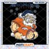Denver Broncos Santa PNG Design