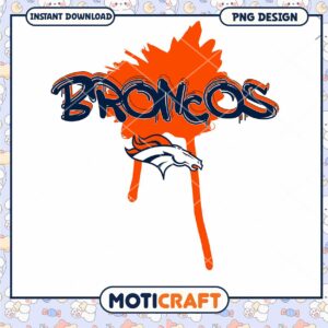 Denver Broncos PNG Design Instant Download