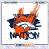 Denver Broncos Nation PNG Design