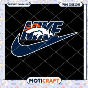 Denver Broncos Nike PNG Design