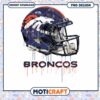 Denver Broncos Helmet PNG Design