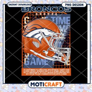 Denver Broncos Game Time PNG