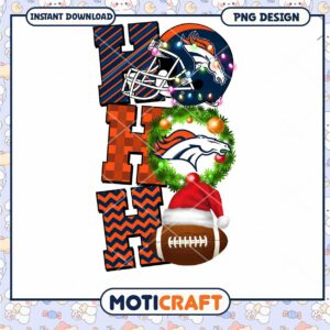 Denver Broncos Christmas PNG Sublimation Denver Broncos Christmas PNG Sublimation