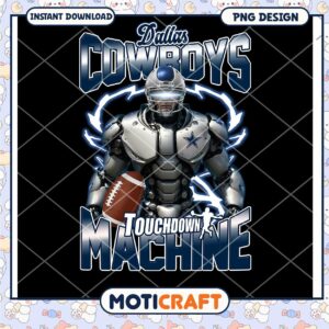 Dallas Cowboys Robot PNG Sublimation