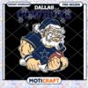 Dallas Cowboys Santa PNG Design