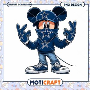 Dallas Cowboys Mickey Mouse PNG