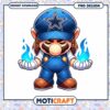 Dallas Cowboys Mario PNG Design Instant Download 2 Dallas Cowboys Mario PNG Design Instant Download