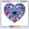 Dallas Cowboys Heart PNG Design for Fans Instant Download Image 1 Dallas Cowboys Heart PNG Design for Fans Instant Download Image