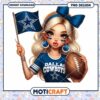 Dallas Cowboys Girl PNG Sublimation