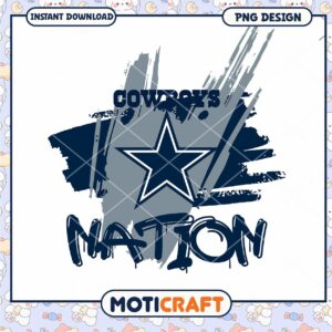 Cowboys Nation PNG Artwork for Instant Download and Print