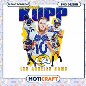 Cooper Kupp Rams PNG Sublimation Design