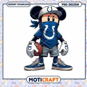 Colts Mickey Mouse PNG Design