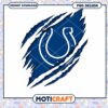 Colts Horseshoe Ripped PNG Design
